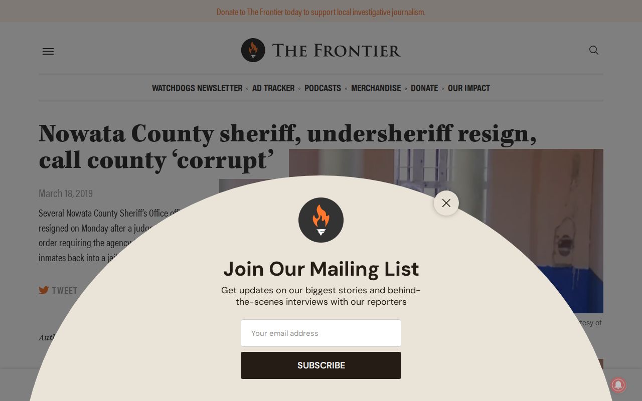 Historical report used to explain Nowata County jail transfer and release records